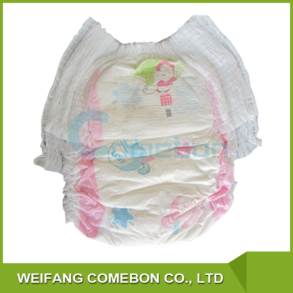 Disposable super absorbent soft baby pull ups
