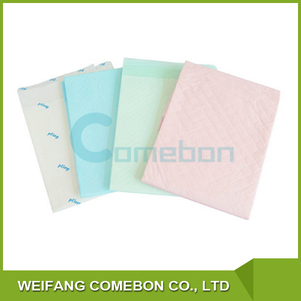 colored economy disposable puppy training pads